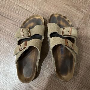 Birkenstock Arizona Suede Leather Sandals